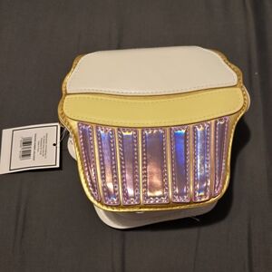 Cupcake Design - White, Yellow, Gold, and Pink Purse